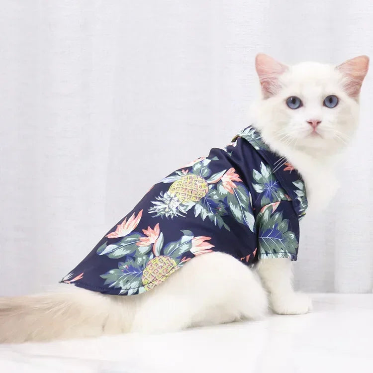 Camisa Havaiana para Cães e Gatos