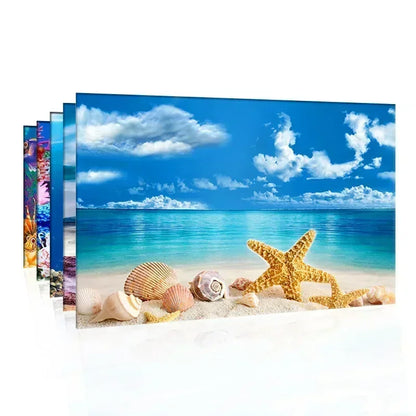 Decoração de Fundo para Aquário 3D