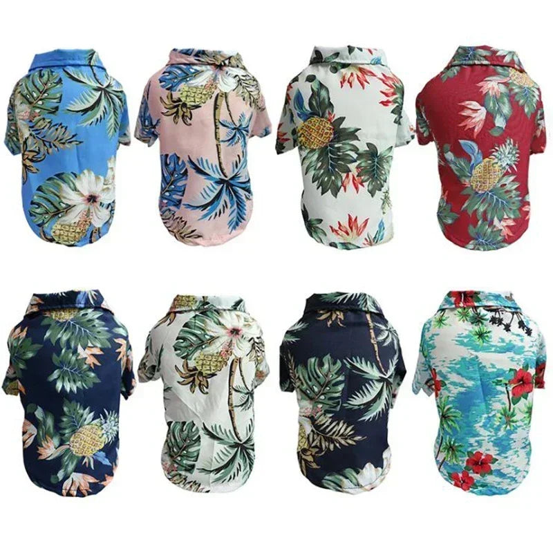 Camisa Havaiana para Cães e Gatos