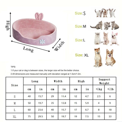 Cama confortável e macia para animais de estimação