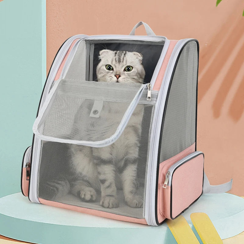 Mochila de Transporte Respirável para animais