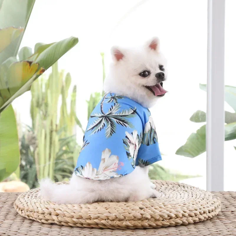 Camisa Havaiana para Cães e Gatos