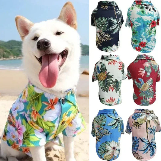 Camisa Havaiana para Cães e Gatos