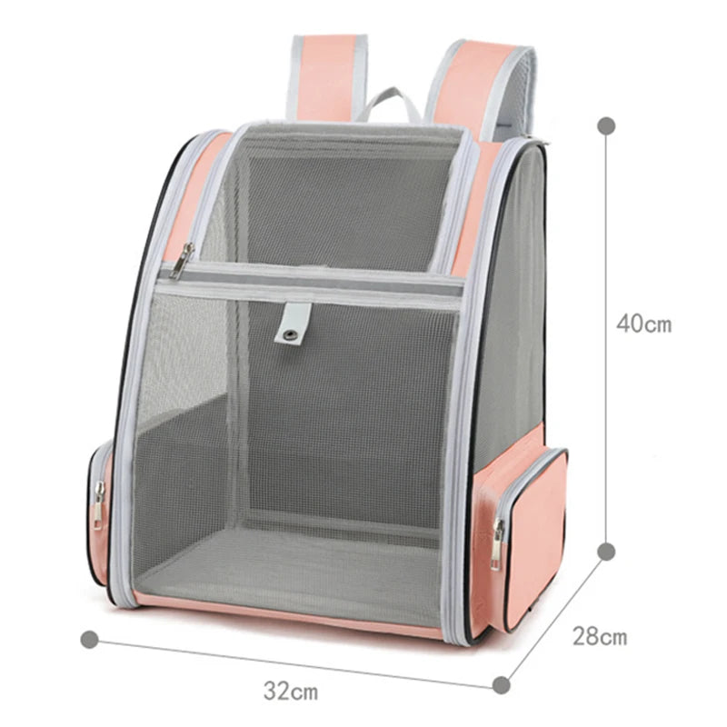 Mochila de Transporte Respirável para animais