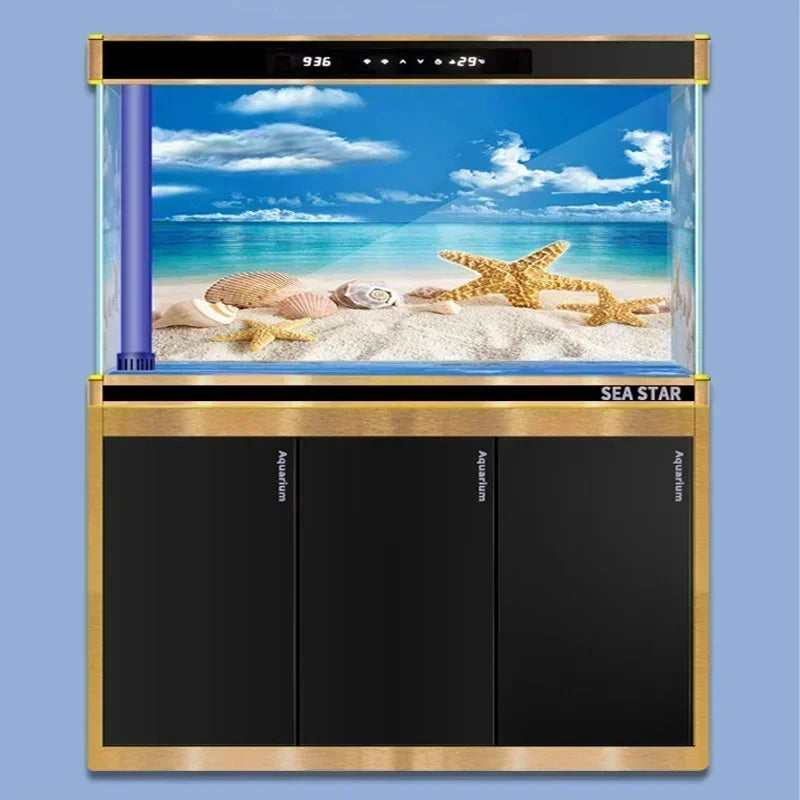 Decoração de Fundo para Aquário 3D