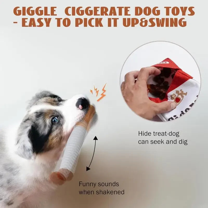 Brinquedo Divertido para Cães Forma de Cigarro